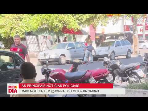 'Troca de olhares' entre dois homens no centro de Caxias termina com facão, pedra e Delegacia