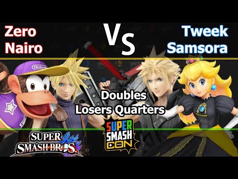 Samsora & P1|Tweek vs, NRG|Nairo & TSM|Zero - Wii U Doubles Losers Quarters - SSC2017