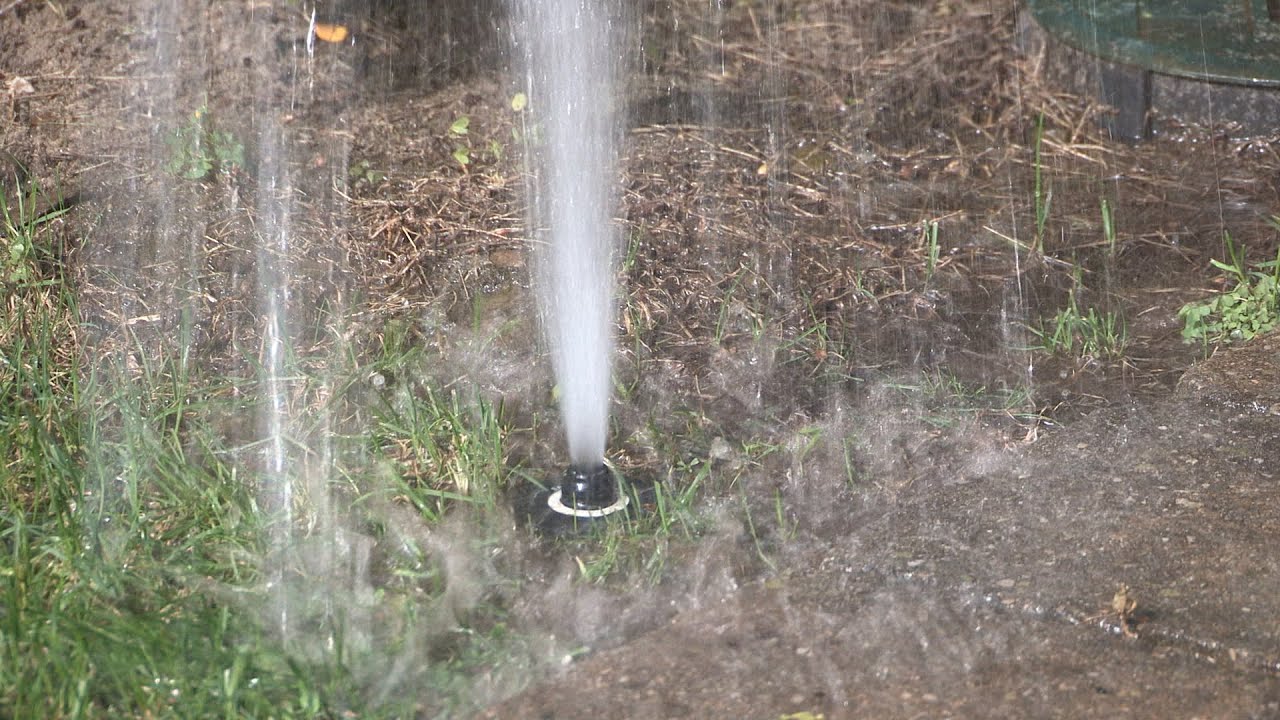 Finding leaks in your in-ground sprinkler system