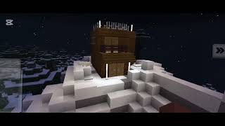 Part 2  of winter cozy house 🏠🏡#minecraft #minecrafttutorial #mcpe #subscribe 