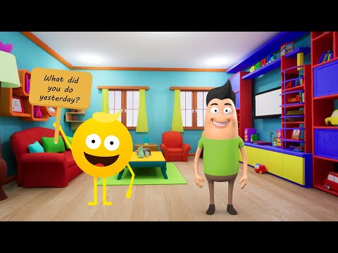 Past Tense - Simple Past Song - English Song For Kids - Music For Kids -#kidslearning #English