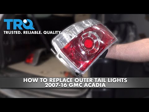 How To Replace Outer Tail Light 2007-16 GMC Acadia