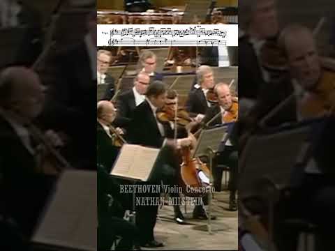 BEETHOVEN Violin Concerto NATHAN MILSTEIN  #violin #beethoven #howtheyplayed