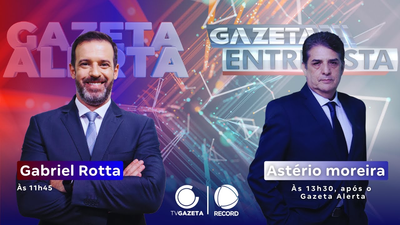 AO VIVO: Gazeta Alerta às 11h45 e Gazeta Entrevista às 13h30  | 08/01/2025 | Afiliada RECORD