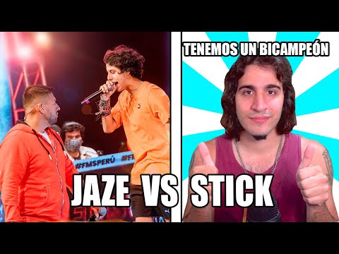 👑 JAZE BICAMPEÓN 👑 REACCIÓN STICK VS JAZE I #FMSPERU FINAL
