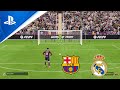 EA FC 24 PS5 FC Barcelona VS Real Madrid Penalty Shootout | LA LIGAMENT EA SPORTS 23/24 | PS5