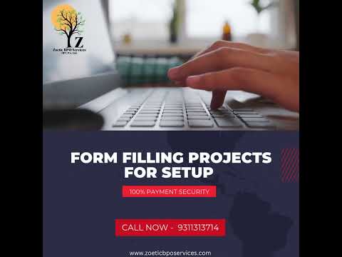 FORM FILLING DATA ENTRY NON VOICE PROJECTS