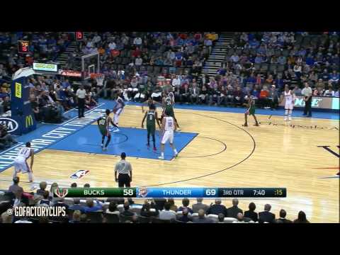 Russell Westbrook Full Highlights vs Bucks 2014 12 09   28 Pts, 7 Ast, What a Beast!