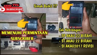 Download lagu TERNYATA INI UKURAN KEBISINGAN VOLUME SP ST SI yang BENAR dan di sukai WALET untuk semua jenis Ampli mp3