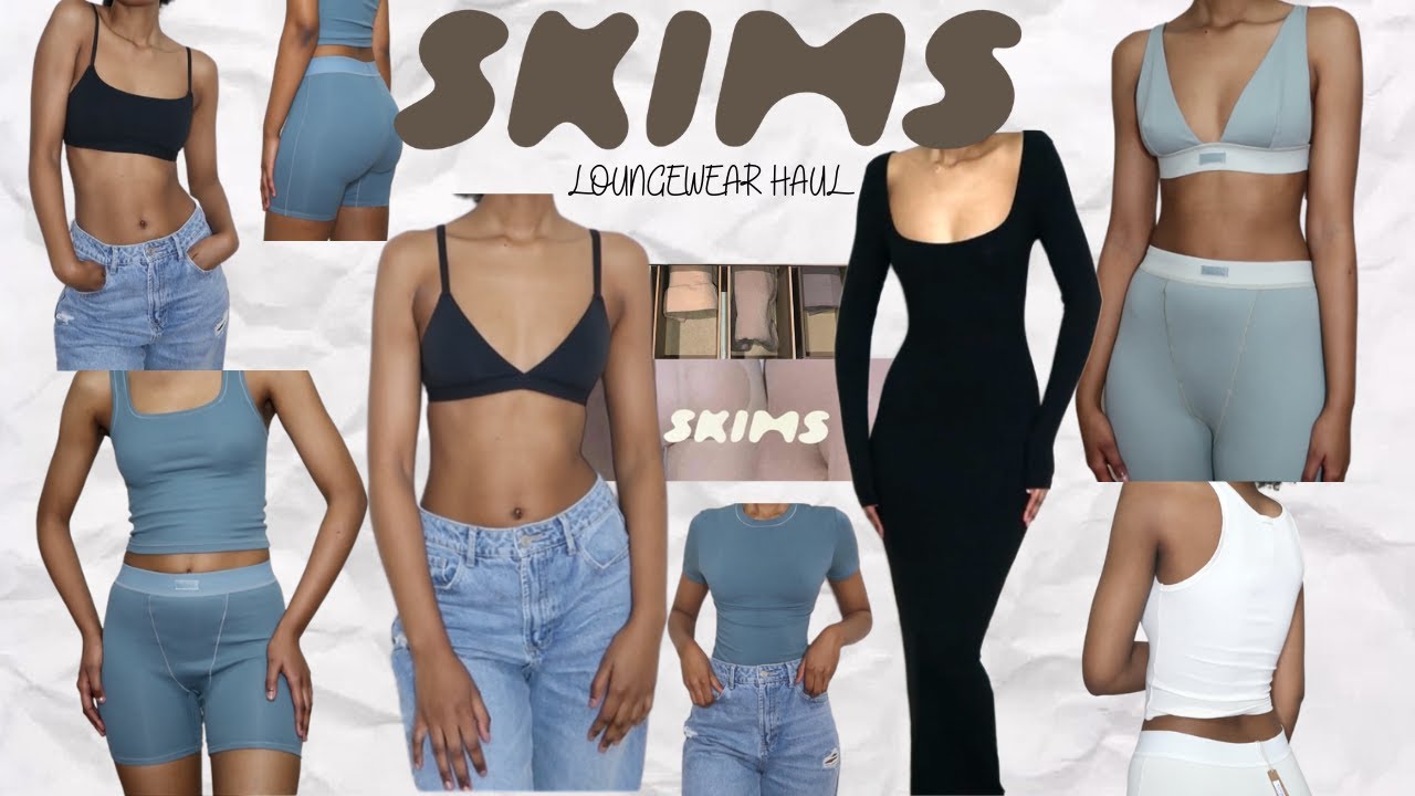 SKIMS TRY-ON HAUL 2022 | FITS EVERYBODY + COTTON RIB COLLECTION- MUST HAVE BASICS