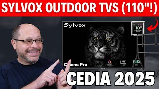 Sylvox Cinema Pro 65" Helio QLED 120Hz Outdoor TV (3500 nits) at Cedia 2025