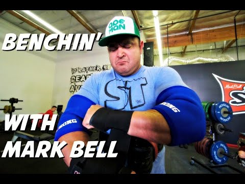 Benching With Mark Bell - 500 plus chains