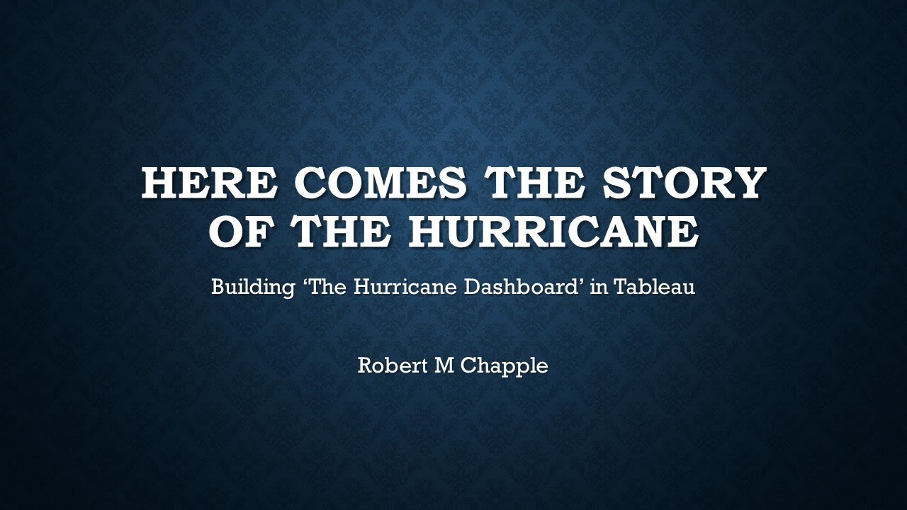 Here Comes The Story Of The Hurricane:  How to build 