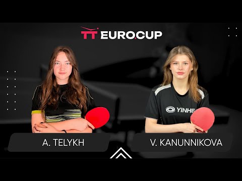 14:05 Anastasiia Telykh - Vasylysa Kanunnikova 30.06.2024 TT Euro.Cup Women Ukraine Star. TABLE 3
