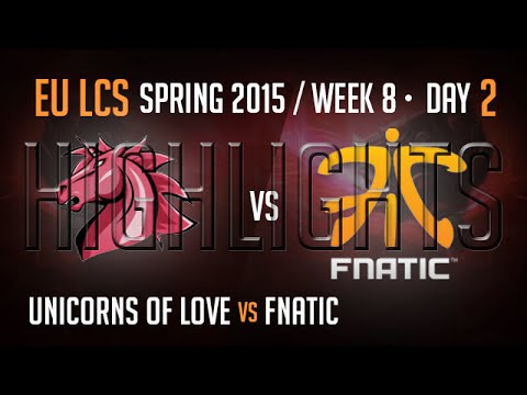 Unicorns of Love vs Fnatic Highlights - Week 8 EU LoL LCS Spring 2015 S5 - UOL vs FNC W8D2 G2