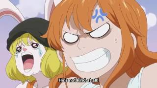 Sanjis Sister kiss puffy Nami Jealous  Straw Hats Beg For Help   One Piece Ep 784