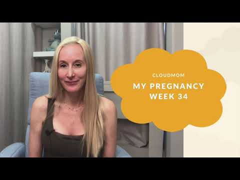 34 Weeks Pregnant - My Pregnancy Week by Week | Subt. ENG/ FR/ ES/ ZHO_CN | CloudMom