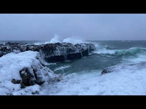 Sunrise 1,885 • February 28, 2024 • Blackrocks, Marquette, MI