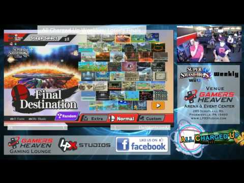 All Charged Up Smash 4 Weekly #20 - DarkManticoreX2 (Samus) vs Jrx (Mega Man) Loser's Finals