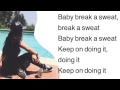 Becky G - Break A Sweat (lyrics)