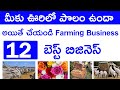 పల్లెటూర్లో చేసే టాప్ 12 బిజినెస్ | agriculture business ideas | t