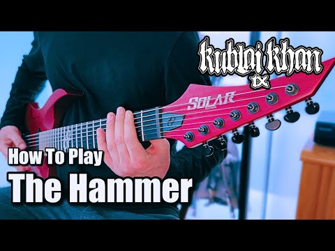 How To Play: The Hammer by Kublai Khan TX (with TABS) | Guitar Lesson