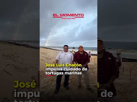 José Luis Chacón impulsa cuidado de tortugas marinas
