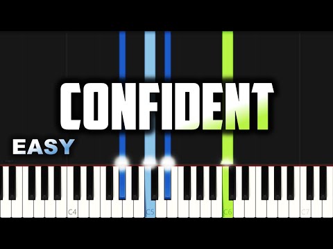 Jonathan C. Gambela - Confident | EASY PIANO TUTORIAL BY Extreme Midi