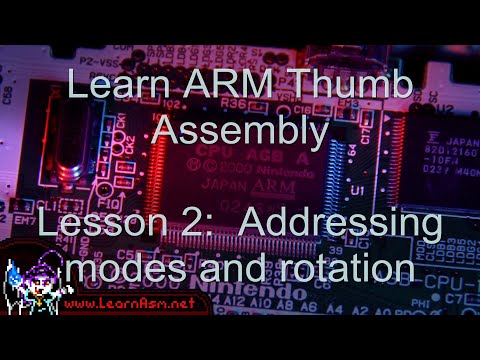 Arm Thumb Lesson 2 - Addressing modes and rotation