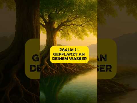 Psalm 1 – Gepflanzt am Wasser, Niemals verdorren | Ein Lied der Stärke & Hoffnung