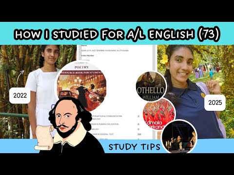 A/L English (73) study tips 📃✍️