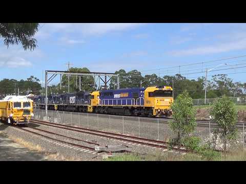 Cowan Station: Quad 82's with MC96 coal 20/3/2018