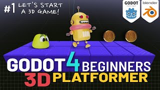 Godot 4 3D Platformer Lesson #1: Let's Get Started!