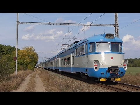 Retroměstečko 2016: žabotlam 451.045/046 na trati 031 - 1. a 2.10.2016
