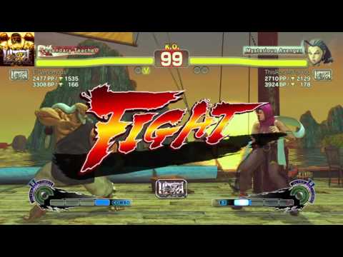 El-venemous (Gouken) Vs (ThisRoseIsForYou) Rose - USF4