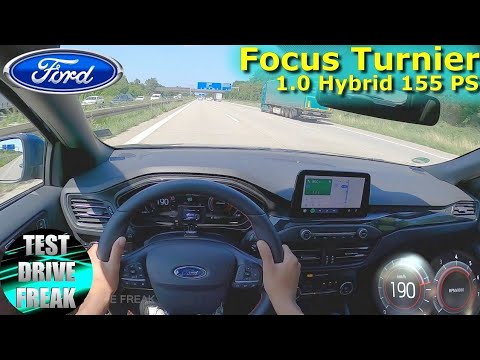 2021 Ford Focus Turnier 1.0 EcoBoost Hybrid 155 PS TOP SPEED AUTOBAHN DRIVE POV