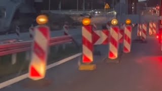 Road work in Poland