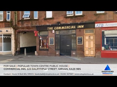 Commercial Inn, 123 Dalrymple Street, Girvan - Popular town centre public house