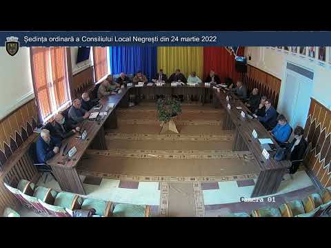 Ședința ordinară a Consiliului Local Negrești din 24 martie 2022