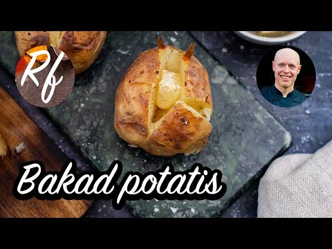 Bakad potatis eller bakpotatis är god som potatistillbehör eller att fylla med god fyllning. Lättlagat och gott..>