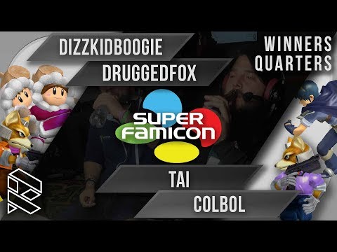 Super Famicon '17 - DizzkidBoogie & Druggedfox vs Tai & Colbol - Winners Quarters