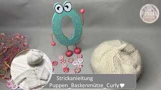 curly.strick.sisters | Puppen_Baskenmütze_Curly | Tutorial | diy | Anfänger geeignet