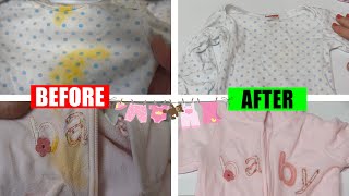 How to Get Stains out of Baby Clothes | Testing OxiClean and More!