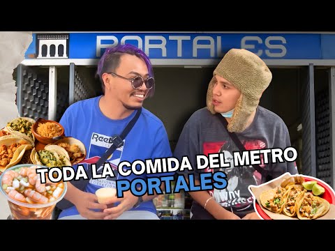 COMIDA BARATA en METRO PORTALES con LALO ELIZARRARÁS