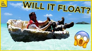 We built a boat out of expanding foam, will it float?