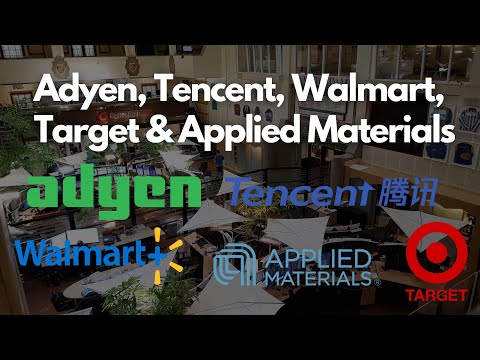 Deze week: Adyen, Tencent, Walmart, Target & Applied Materials