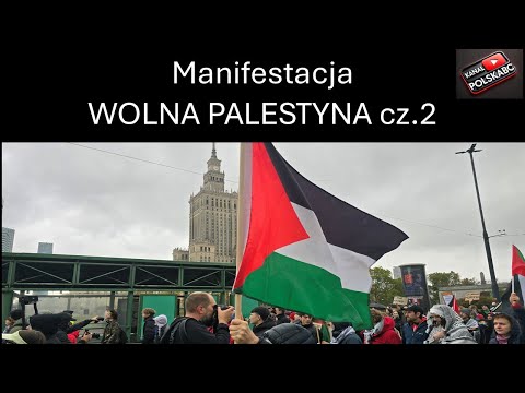 Free Palestine Manifestation, October 2, 2025, Warsaw #palestine #warsaw #freedom