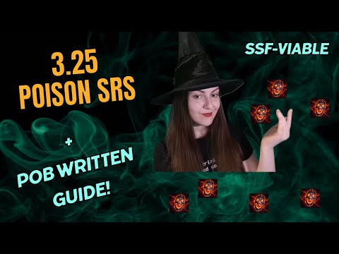 [POE 3.25] Poison SRS | 40 mil DPS | SSF-viable | POB written guide included!