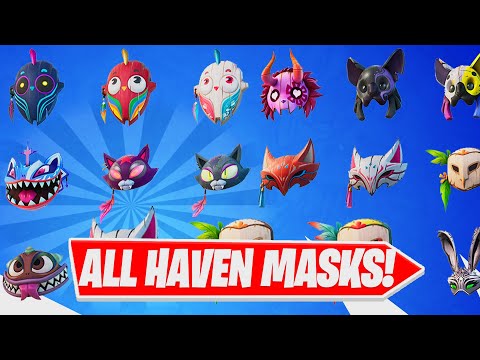 How To UNLOCK ALL HAVEN MASKS in FORTNITE? - How to Collect Feathers Fortnite Chapter 3