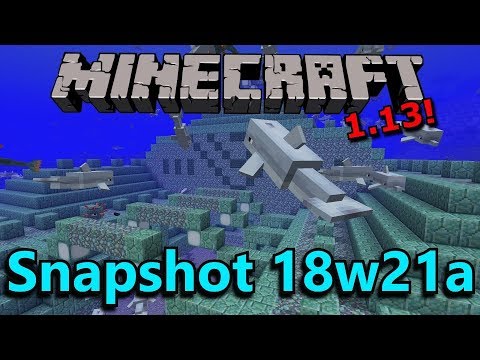 cubfan135 - Minecraft 1.13 Snapshot 18w21a- Dolphin Treasure Hunting, Bug Fixes
